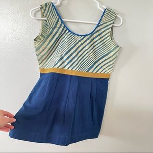 Boho Tank with Pom Pom Neckline